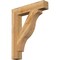Ekena Millwork Funston Block Rough Sawn Bracket, Western Red Cedar, 6"W x 34"D x 42"H BKT06X34X42FST05RWR - alternate 1